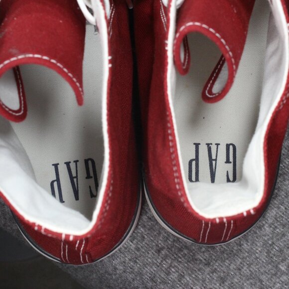 Gap Mens World Class High Top Sneakers, Royal Red Maroon Clay, Men's Size 11.5 - Picture 15 of 15